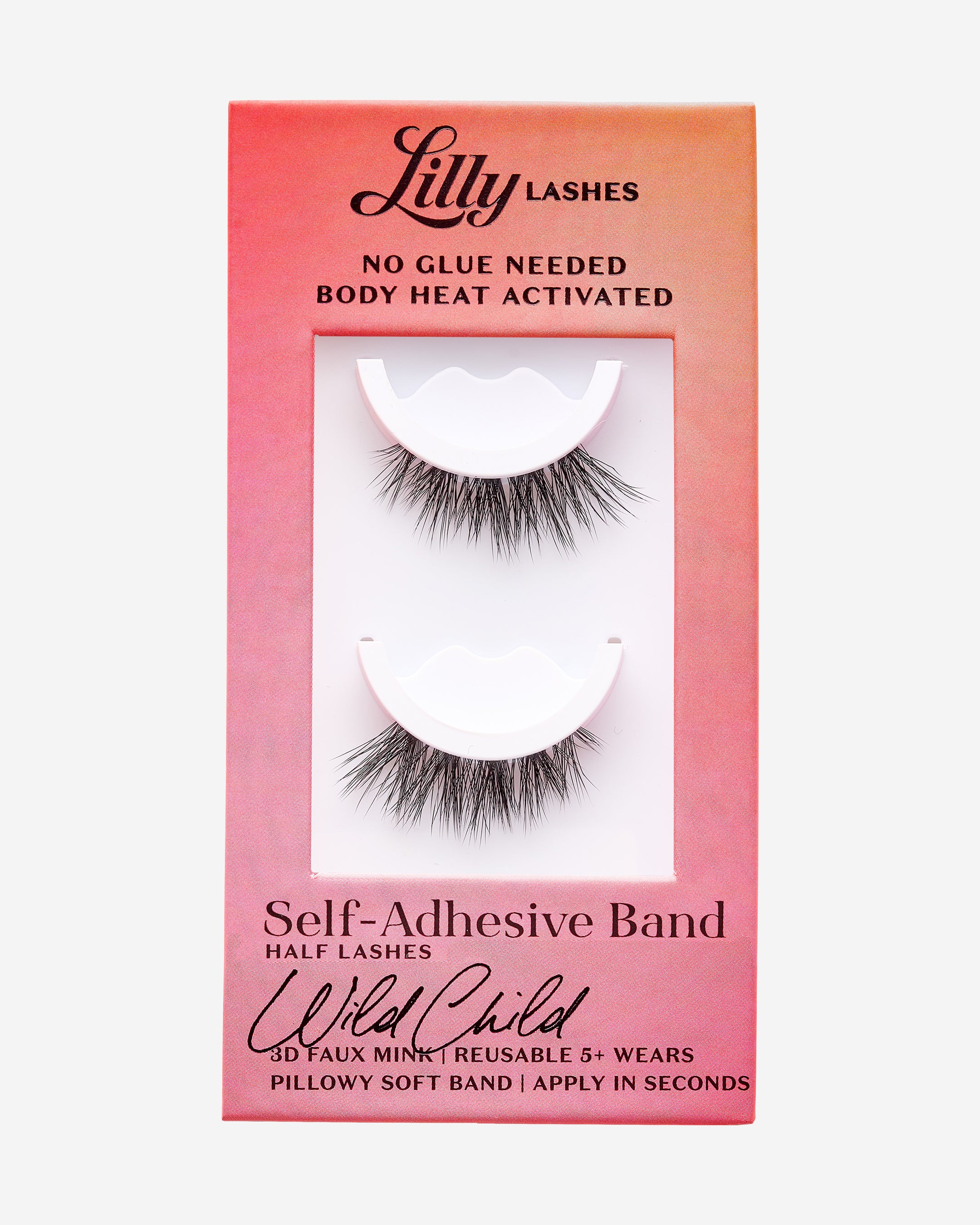 WildChild | Self-Adhesive Half Lashes | No Glue Needed | Lilly Lashes WildChild | Self-Adhesive Half Lashes | No Glue Needed | Lilly Lashes
