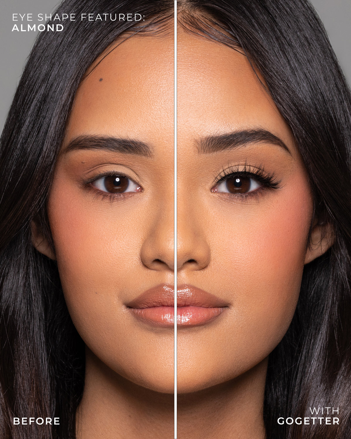 Dramatic ~ Lilly Lashes Self Adhesive GoGetter  B&A variant:Dramatic