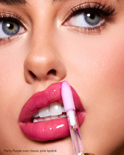 Party Purple Sheer Vibrating Lip Gloss