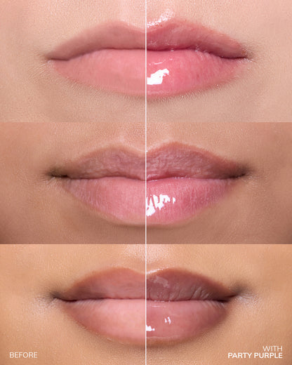 Party Purple Sheer Vibrating Lip Gloss