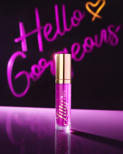 Party Purple Sheer Vibrating Lip Gloss