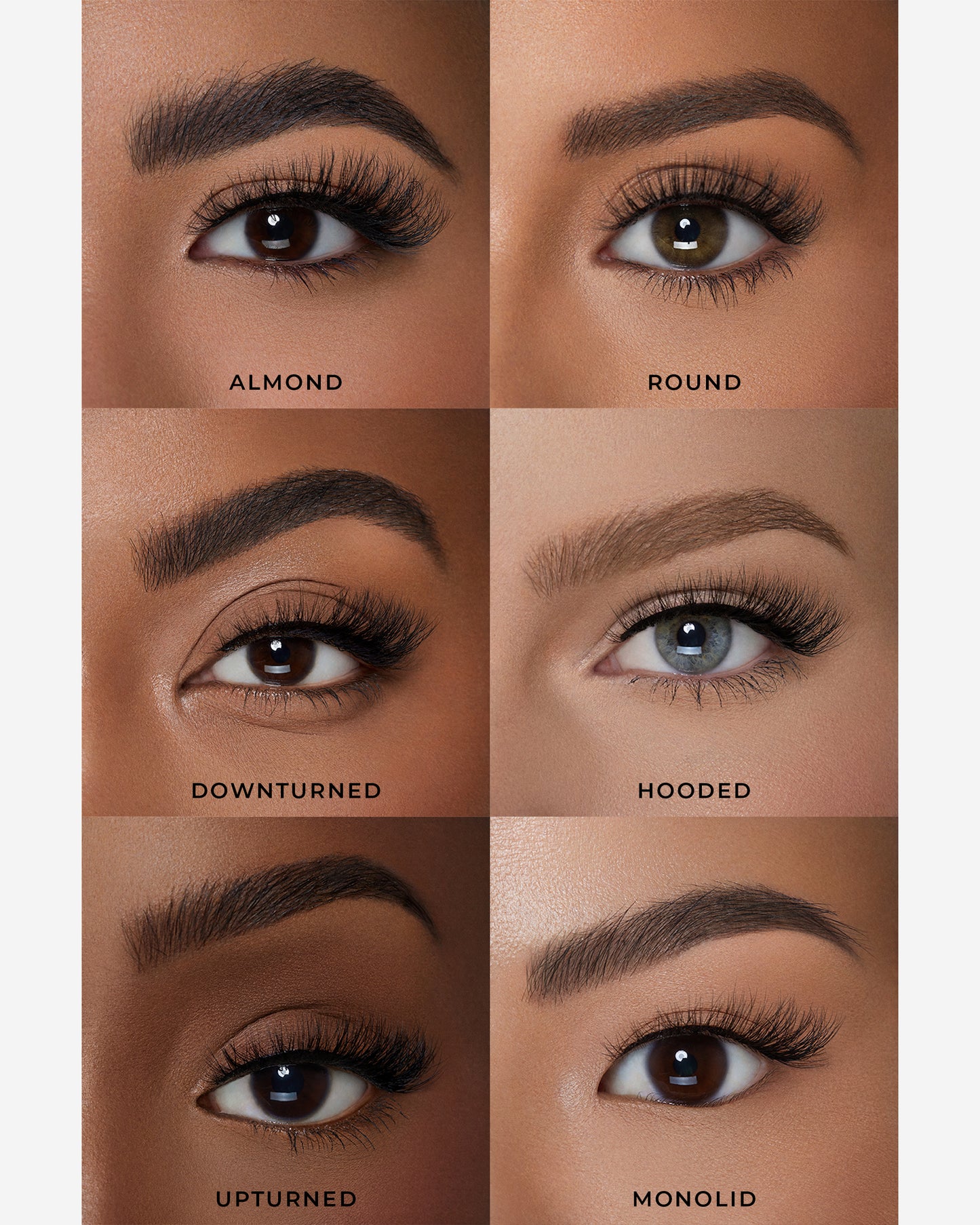 Lilly Lashes | 3D Faux Mink | Doha False Lash | Eye Crops for Different Eye Shapes