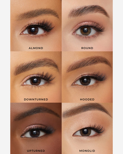 Lilly Lashes | Faux Mink Half Lashes | Sassy Half Lash | Eye Crops for Different Eye Shapes