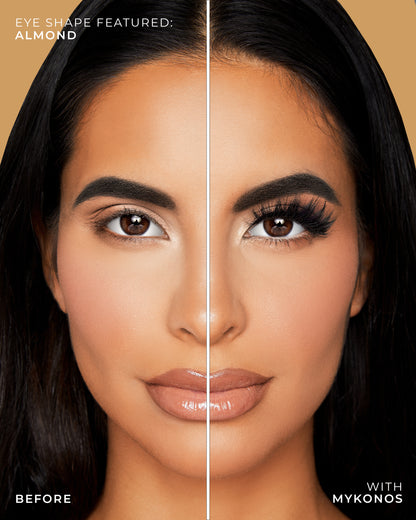 Lilly Lashes | Click Magnetic | Mykonos | Almond Eye Crop