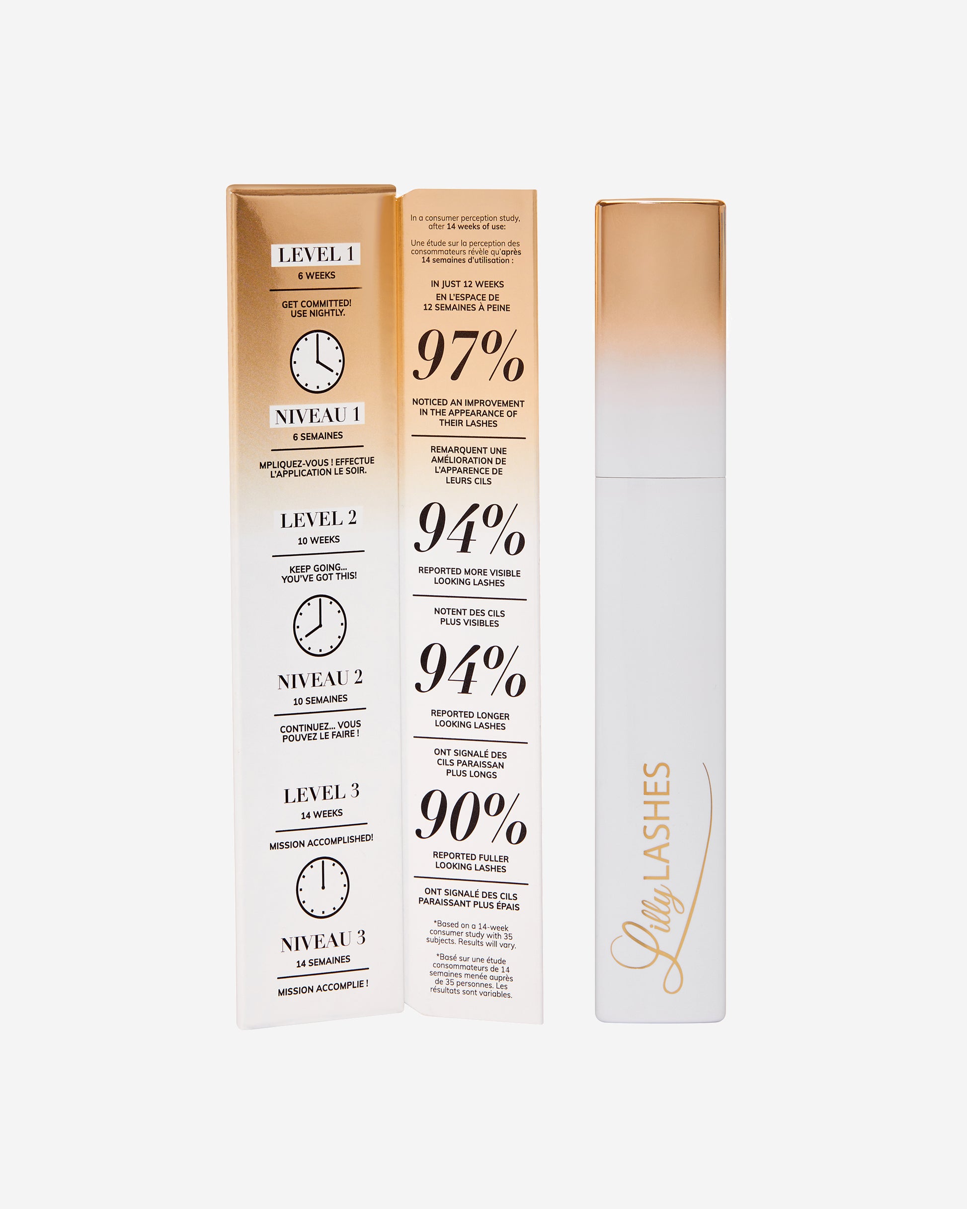 Lilly Lashes | Serum | Level Up | Packaging