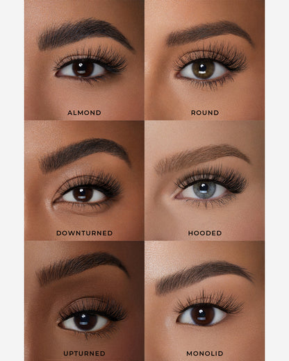 Lilly Lashes | Lite Faux Mink | Miami False Lash | Eye Crops for Different Eye Shapes