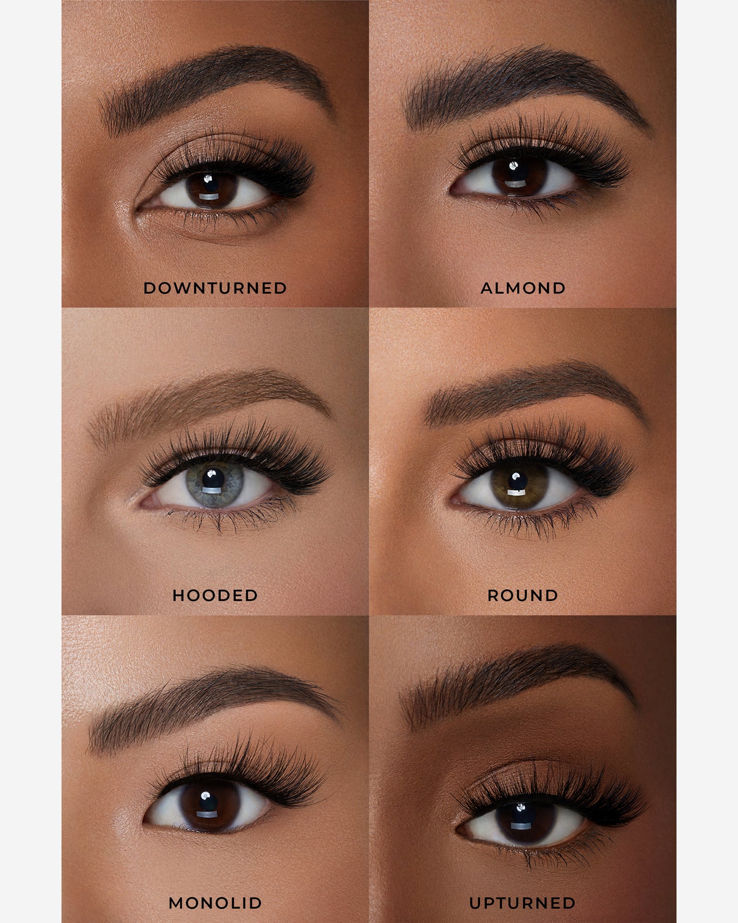 Lilly Lashes | Luxury Synthetic | ICY | Eye Crops for Different Eye Shapes