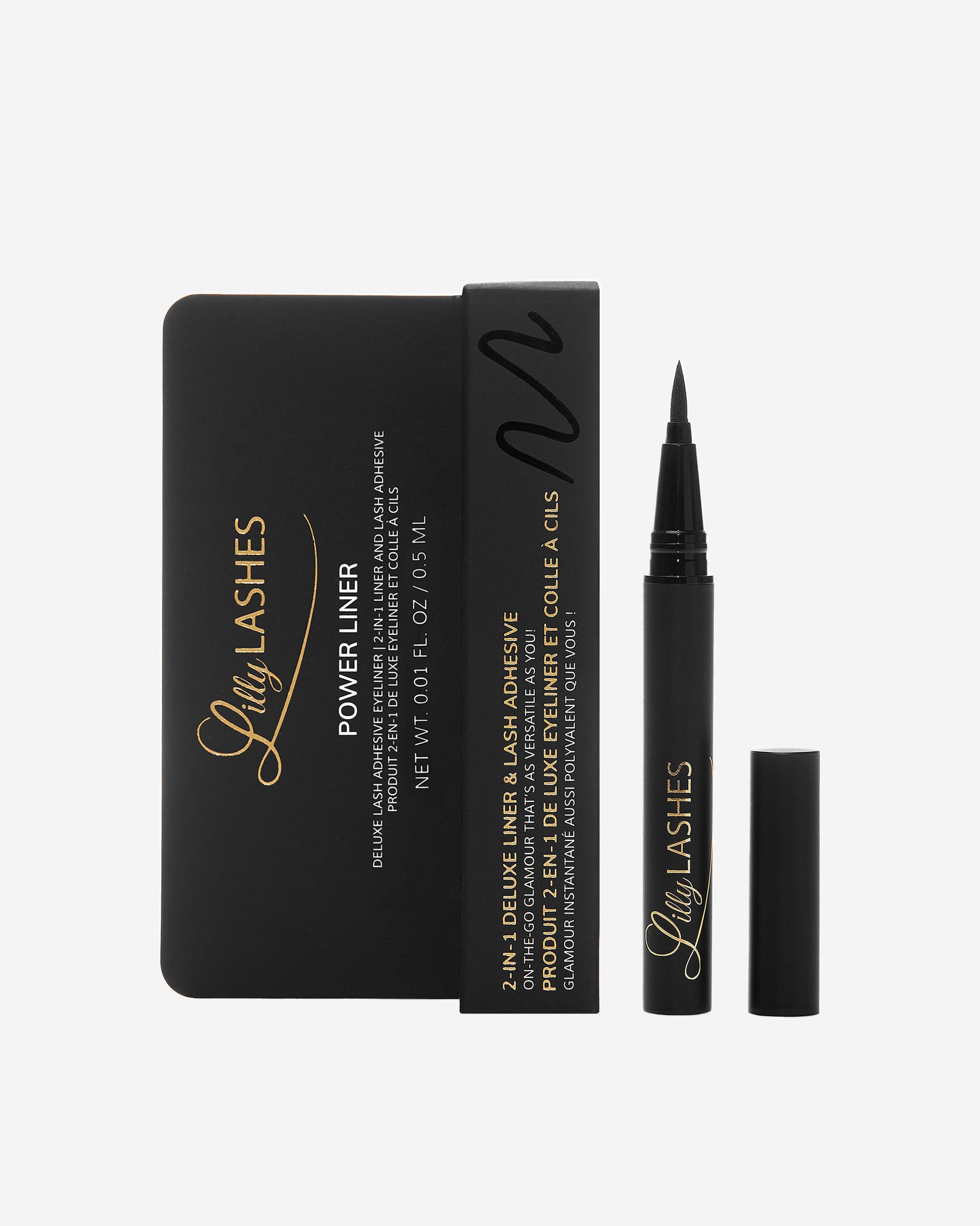 Lilly Lashes | Adhesive | Power Liner | Mini Black | Packaging